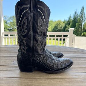 Dan Post Brown Leather Cowboy Boots